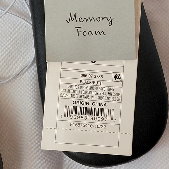 A New Day Ruth Slide Knot Sandals Black - Picture 7 of 8